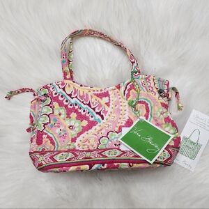Y2K​ NWT Vera Bradley Sherry Satchel Bag | Retired CAPRI MELON Quilted Handbag